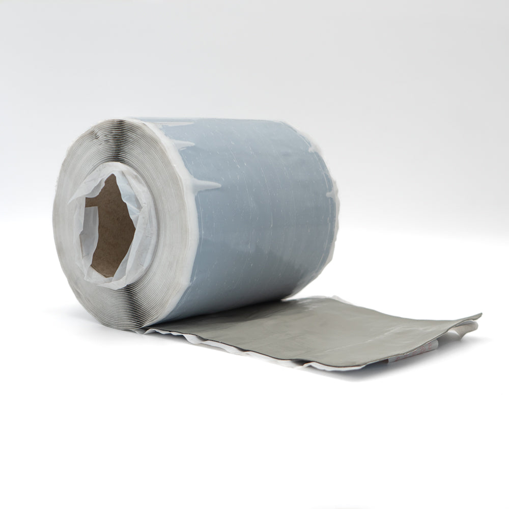 BMI Wraptec Abdichtungsmaterial Band Rolle hellgrau