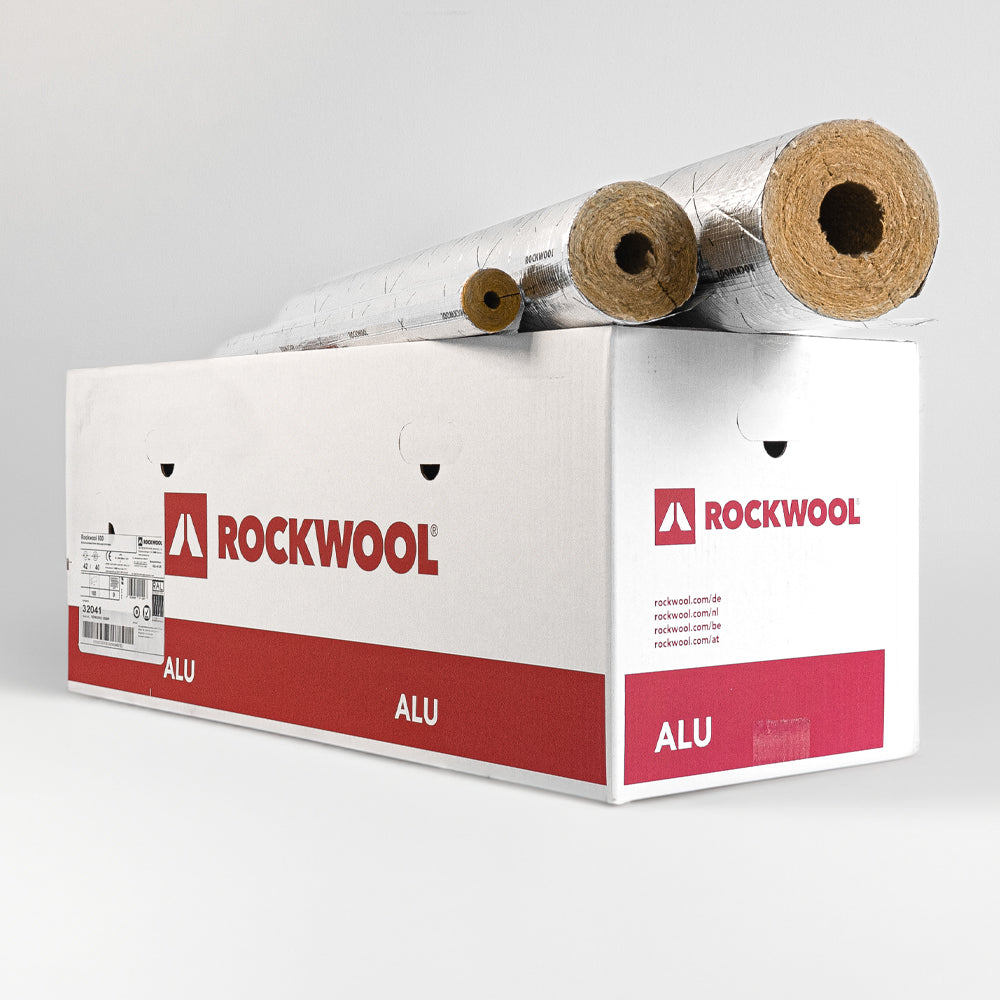 Rockwool RS800 Rohrisolierung Kartonware mit Einzelschalen