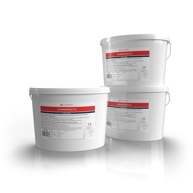 Flamro Flammotect-A Spachtel - Brandschutzspachtel Weiss - 12,5kg Eimer