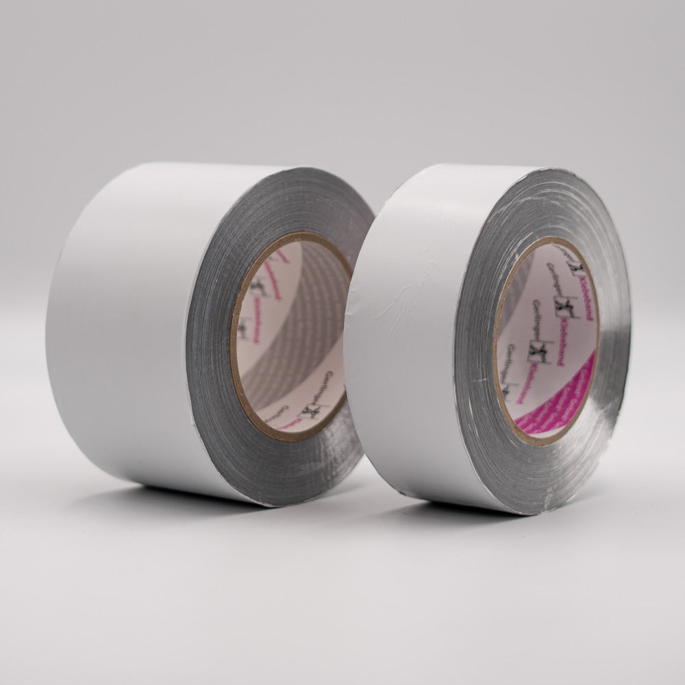 Gerlinger Klebeband Typ 705 Alutape Aluklebeband Aluminium Rohrisolierung alukaschiert zwei Rollen stehend