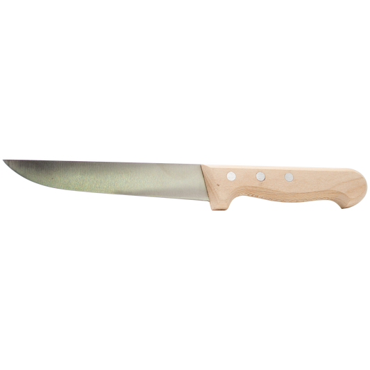 Mattetnmesser-spitz-Form-B200mm-holzgriff-seite