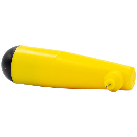 Gelber Nietenstecher für PVC Folie liegend