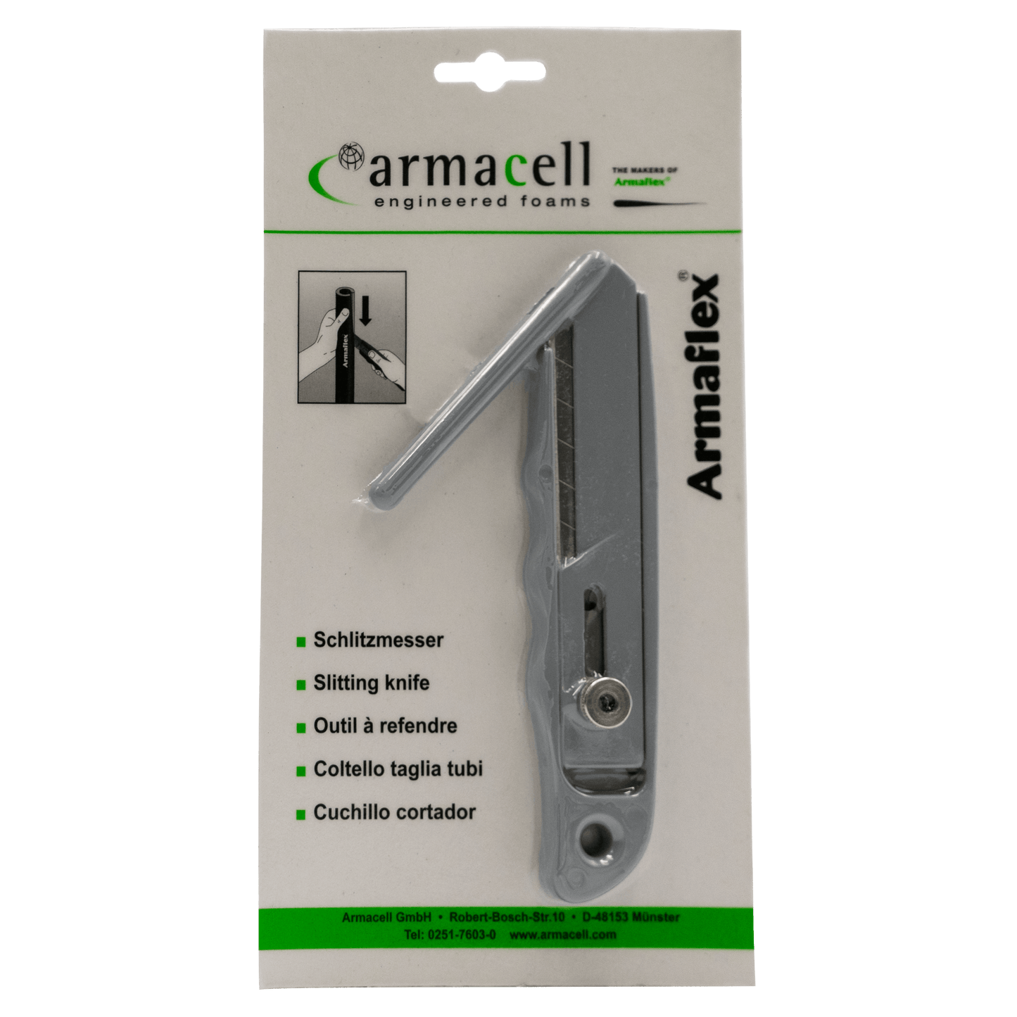 Armacell-Schlitzmesser-verpackung