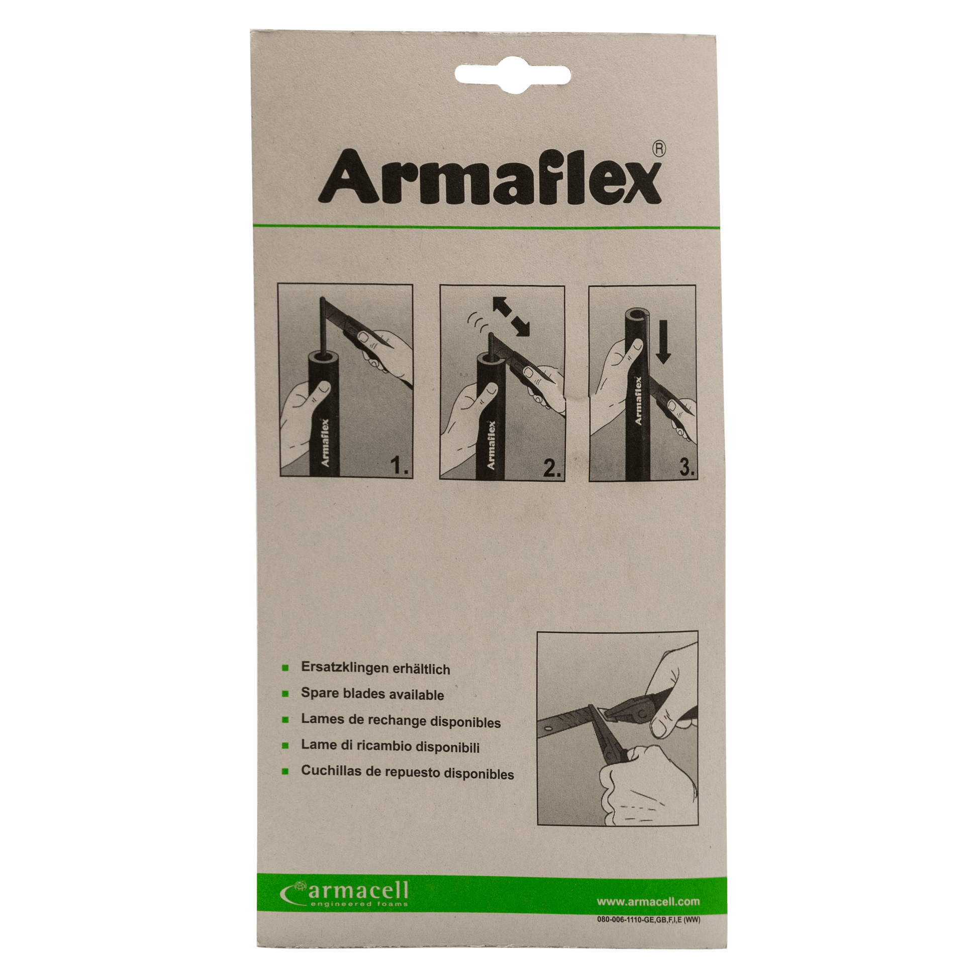 Armacell-Schlitzmesser-details