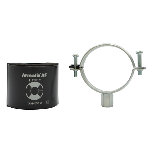 Armafix AF Kautschuk-Rohrträger und Rohrschelle aus Metall
