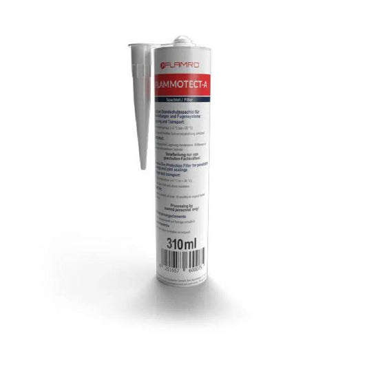 Flamro Flammotect A Spachtelmasse 310 - Kartusche á 310ml - ablative UV-resistente Brandschutzbeschichtung für Brandschutzfugen