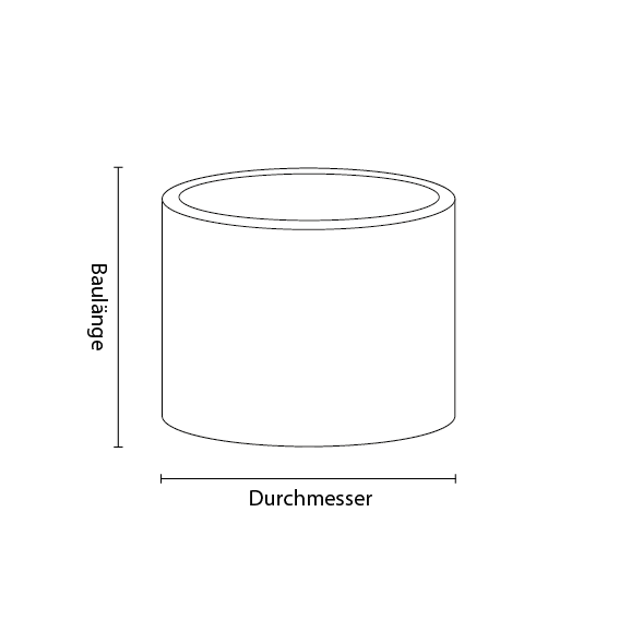 Flanschenkappe-Zeichnugn-Baulänge-Durchmesser