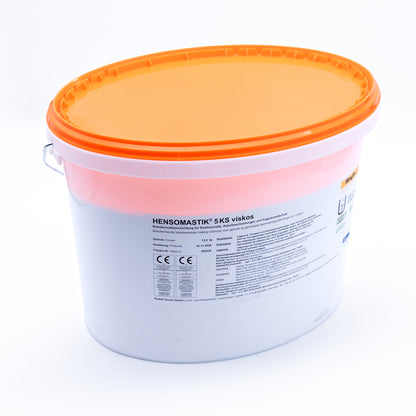 Hensomastik 5 KS viskos 12,5kg Eimer mit orangenem Deckel