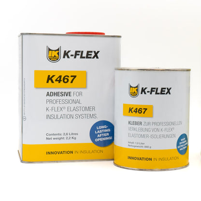 K-FLEX K467 Kleber gesamt 1L und 2,5L