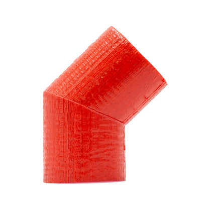 45° Bogen aus roter PE-Rohrisolierung