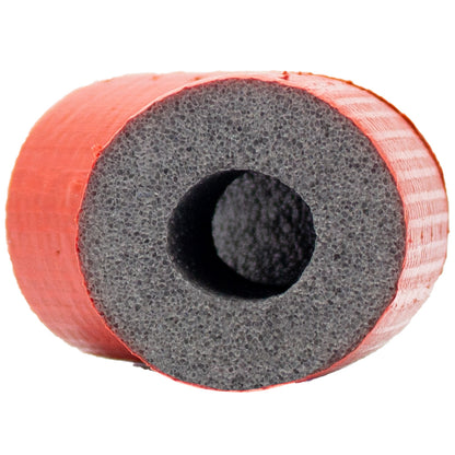 Materialstruktur von Kaifoam PE-RO mit roter Schutzhaut