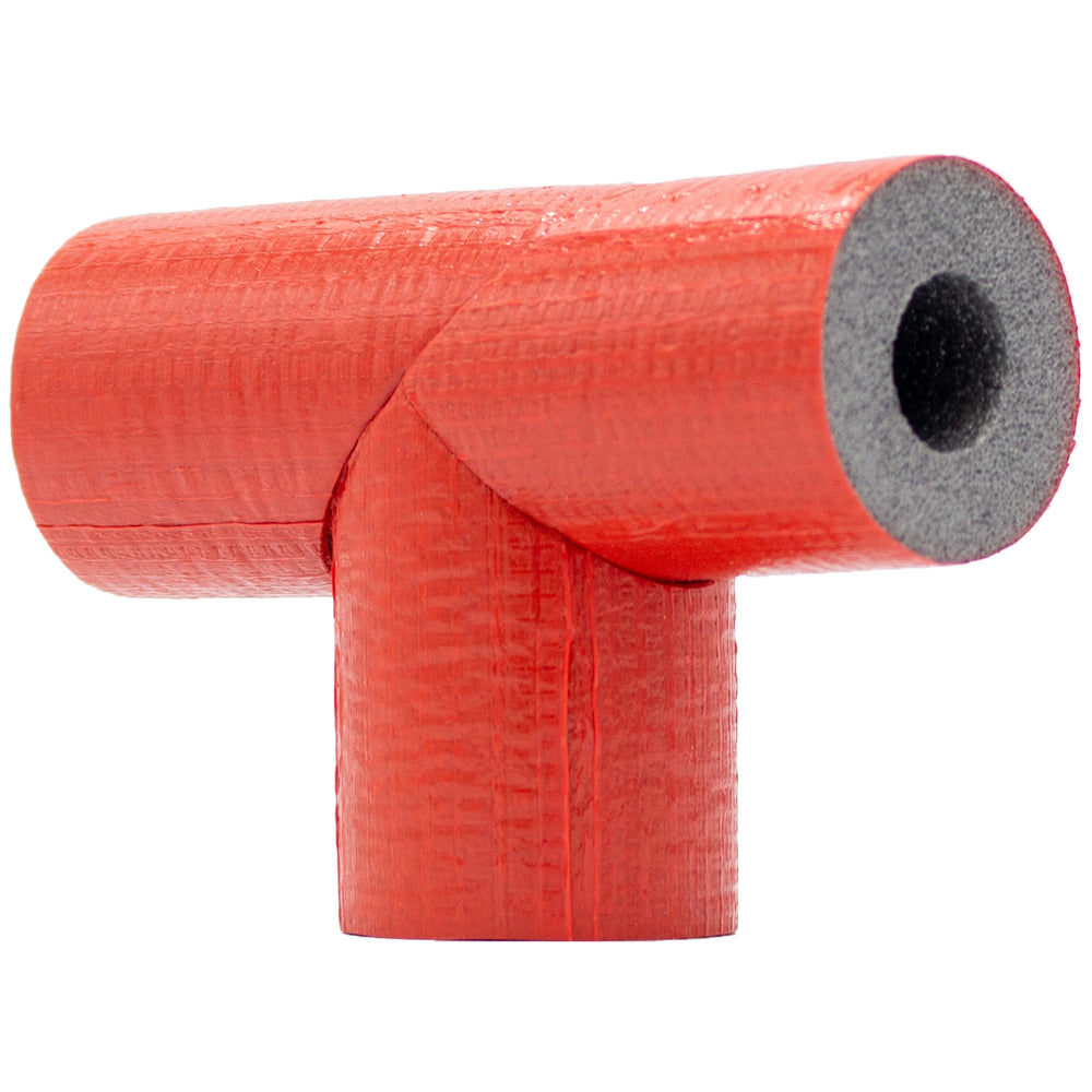 Rotes Kaifoam PE T-Stück 