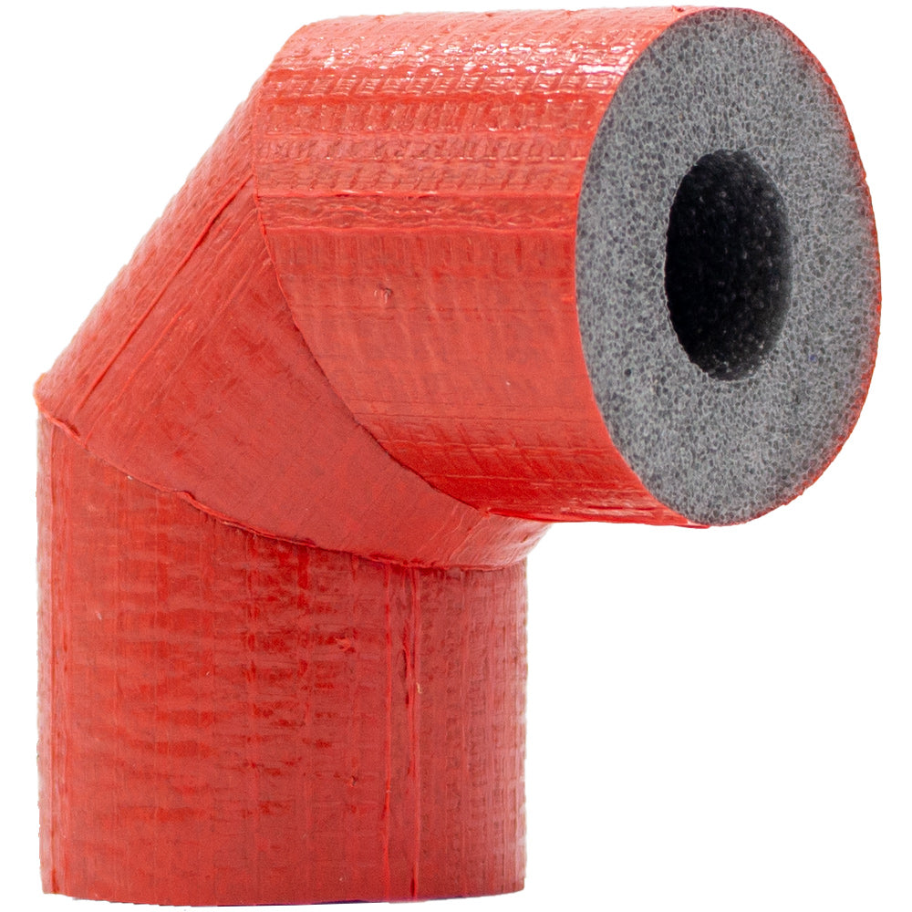 Kaifoam PE Bogen 90 Grad mit roter Schutzhaut