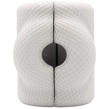 Graue PE-Dämmkappe mit Ausschnitt für gerade Armaturen