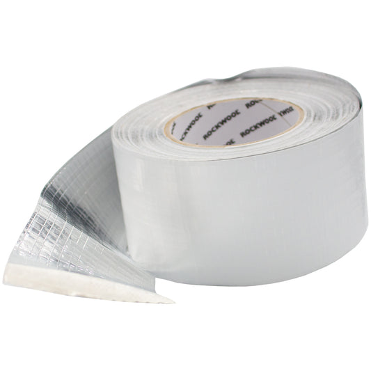 Rockwool Teclit Aluminiumklebeband mit Gitternetzverstärkung auf 50m Rolle